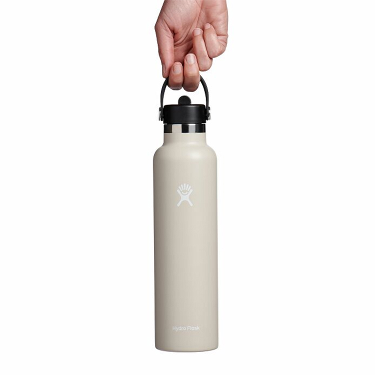 Bình giữ nhiệt Hydro Flask Standard Flex Straw Cap màu Trắng Oat
