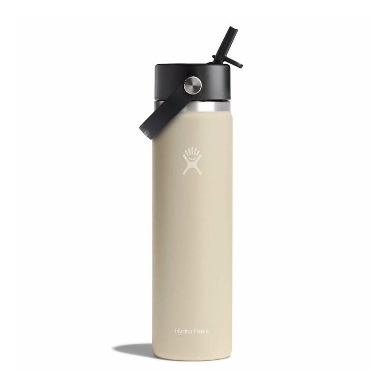 Bình Hydro Flask Wide Flex Straw Cap màu Oat